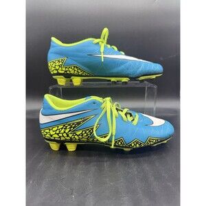 NIKE Hypervenom 2 FG Blue Lagoon Soccer Cleats 744944-400 Womens Size 8 HTF EUC